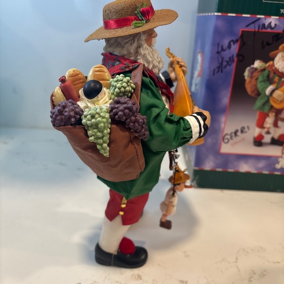 Kurt Adler Musical Fabriche Italian Santa Figurine 10.5” Figure Italy - Picture 5 of 9